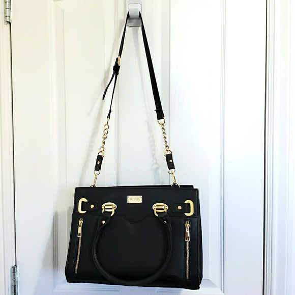 ⬇️ Ever New Faux Leather Satchel Crossbody Bag - Picture 2 of 14